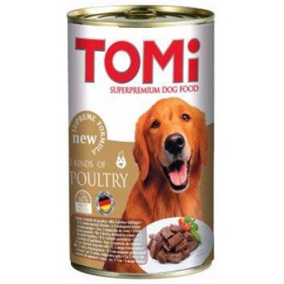TOMI Konzerva za pse 3 vrste Živine u sosu